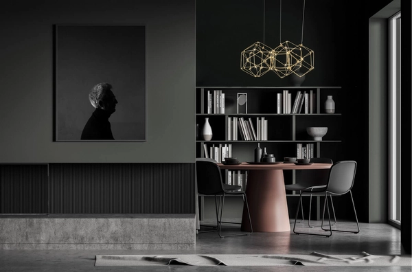 Lampa wisząca ASIS LE42727 LED 21.6W geometryczny wzór złota