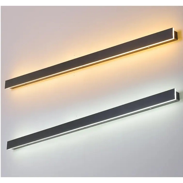 Podłużny kinkiet ścienny BAR T CGBART120WH LED 39W 3000K czarny