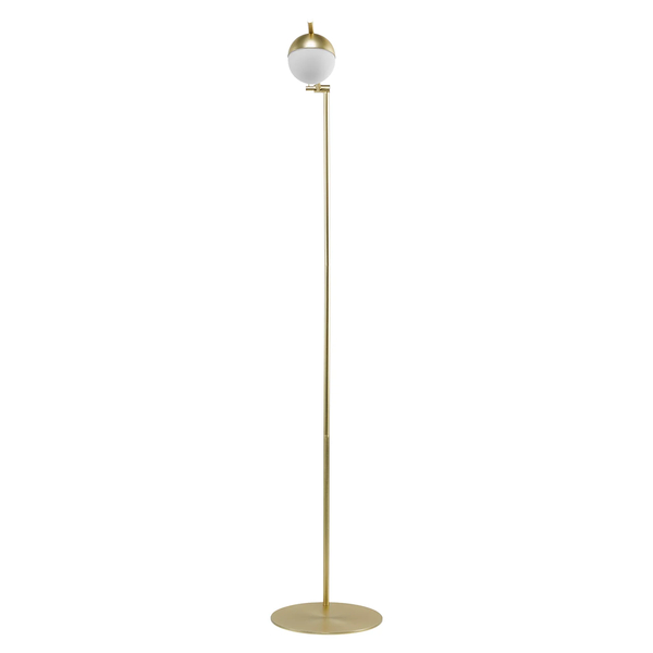 Regulowana lampa podłogowa Contina 2010994035 Nordlux mosiądz