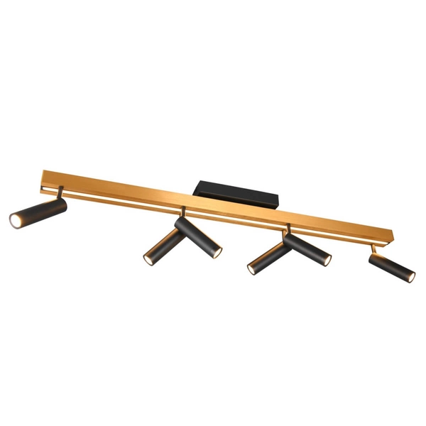 Lampa sufitowa ZENO 648310780 LED 18W+33W 2700-6500K złota czarna