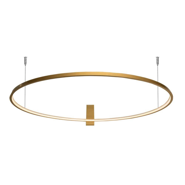 Okrągły plafon Agari 1335 Shilo LED 36W 4000K ring salonowa złoty
