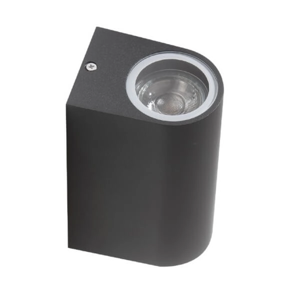 Minimalistyczna lampa ścienna Rimini AZ2178 IP54 do ogrodu szara