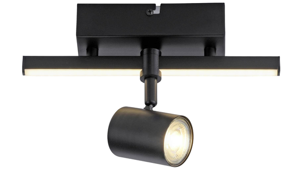 Kierunkowa lampa sufitowa Barik czarny reflektorek do holu