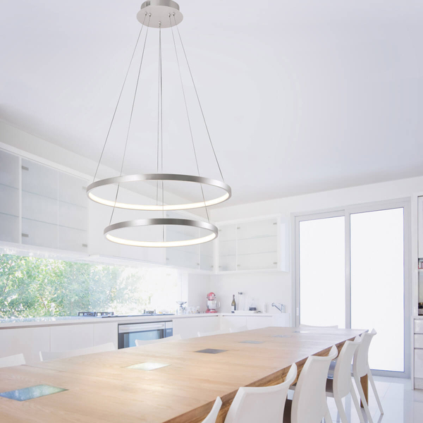 Lampa zwisająca Circle 11525-21 Just Light LED 45W 3000K srebrny
