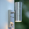 Ogrodowa LAMPA ścienna ARNE 14866/10/12 Lucide zewnętrzna OPRAWA elewacyjna outdoor IP44 chrom