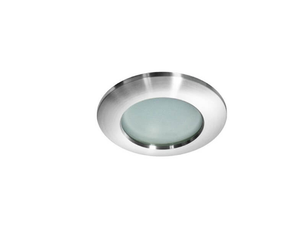 Zewnętrzna lampa podtynkowa Emilio AZ0810 wpustowa srebrna