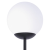 Kinkiet loftowy do przedpokoju ORBIT 5001 Zumaline ball czarny biały