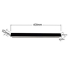 Kinkiet ścienny belka Bodo LP-789/1W 40 BK LED 12W 3000-6000K IP54 czarny
