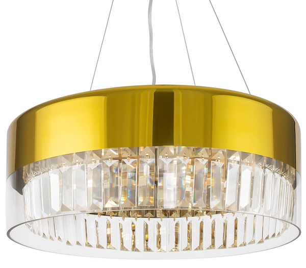 Lampa kryształowa wisząca Wonderland MOD313PL-06G złota