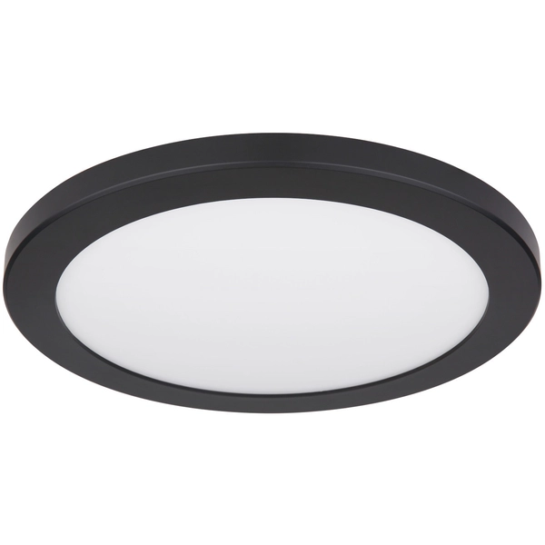 LAMPA sufitowa LASSE 12379-24B Globo okrągła OPRAWA metalowa LED 24W 3000K - 6500K plafon czarny