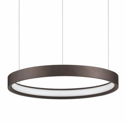 Lampa wisząca nad stół ZACAPU LE44321 LED 22W 3000K ring brązowa