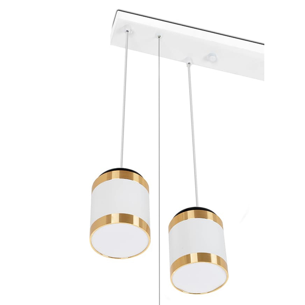 Wisząca lampa ledowa Stars MSE010100343 Moosee 46W 3000K tuby białe złote