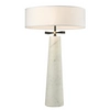 Biurkowa lampka Bow T02107BK Cosmolight marmur na biurko biały