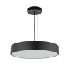 Okrągła wisząca lampa do jadalni Kengo 5235 tuba rondo czarny