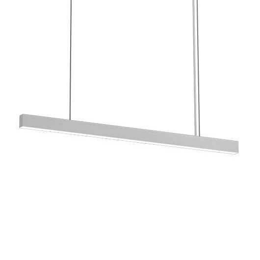 LAMPA wisząca ISASEKI 8663 Shilo metalowa OPRAWA zwis LED 16W 4000K listwa biała