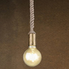 LAMPA wisząca ROPE 310100204 Trio metalowa OPRAWA marynistyczne liny patyna beżowe