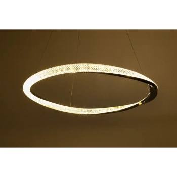 Lampa wisząca kryształowa ANILLO chrom MSE1501100598 1xLED 36W 3000K ring