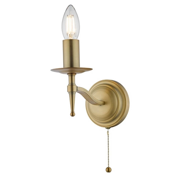 Kinkiet ścienny świecznikowy MAR0745-EH Dar Lighting Marble pałacowy mosiężny