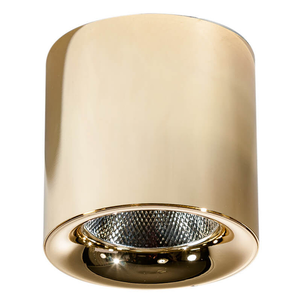 Okrągła lampa sufitowa Mane AZ4157 LED 30W sypialniana nad łóżko złota