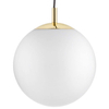Wisząca LAMPA skandynawska ALUR 10730305 Kaspa kulista OPRAWA szklany ZWIS hygge kule balls złote białe