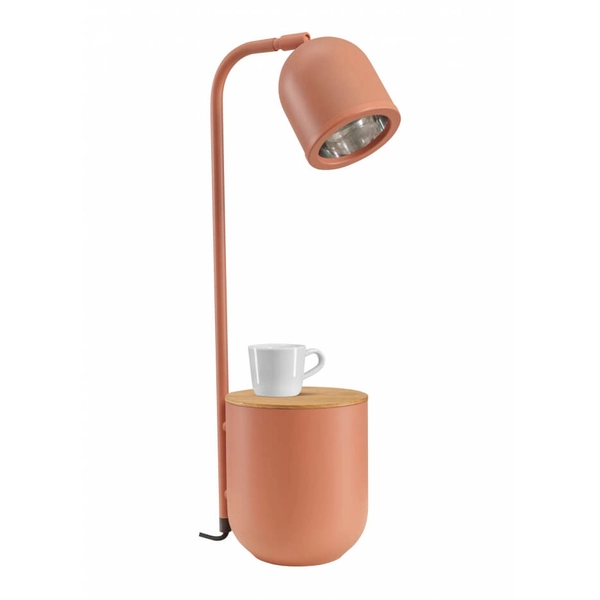 Stołowa lampa Botanica Wood 41115115 Kaspa z regulacją pomarańczowa