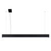 Biurowa lampa wisząca Traversi PRD-5470-142-BK-830-PN Italux LED 44W 3000K czarna