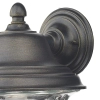 Zewnętrzna lampa elewacyjna Aldgate ALD1635 szklana do ogrodu IP44 czarny