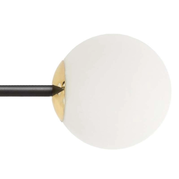 Modernistyczna LAMPA sufitowa ASTRA 10776602 Kaspa loftowa OPRAWA szklane kule balls czarne białe