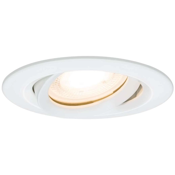 Metalowy wpust sufitowy LAGOS LP-4425/1RM WH Light Prestige regulowane oczko do zabudowy IP65 białe