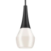 Wisząca lampa Deela KL-DEELA-P-BK nad wyspę kuchenną czarna biała