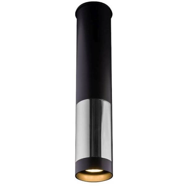 Downlight lampa sufitowa KAVOS minimalistyczna okrągła czarna mosiądz