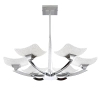 Lampa sufitowa do jadalni Ayres AYRES-6CH chrom przezroczysty