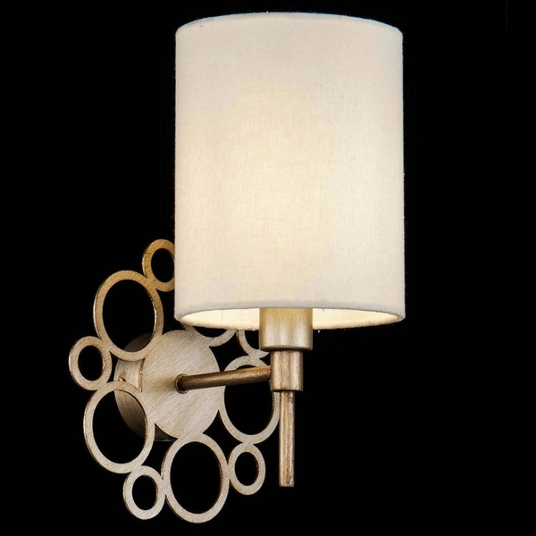 LAMPA ścienna ANNA H007WL-01G Maytoni abażurowa OPRAWA kinkiet złoty