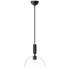 Loftowa lampa wisząca Jude ALM-JUDE-P-MB-CL szklana czarna