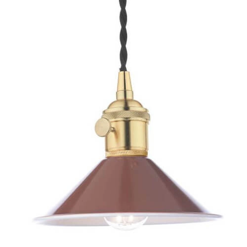Lampa wisząca do salonu Hadano HAD0140-08 mosiądz ceglany