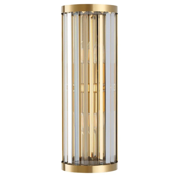 Lampa ścienna glamour EXELLENT ST-88022W przezroczysta złota
