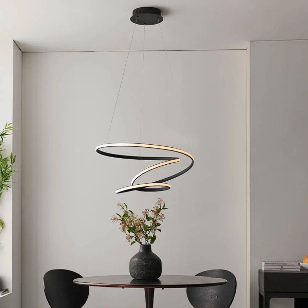 Ściemnialny żyrandol Duna 97632 LED 47,5W 3000K do salonu czarny