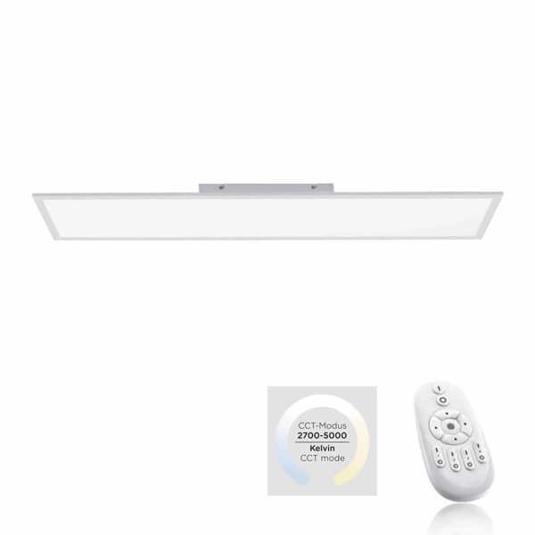 Sufitowa lampa nowoczesna Flat LED 26W biała z pilotem