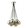 Zwisająca lampa kulista Elpis ELP342-01 bubble przydymione chrom