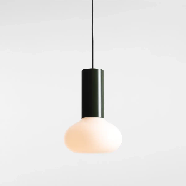 Wisząca lampa do salonu Flo Moss S 7000G26_S zielona