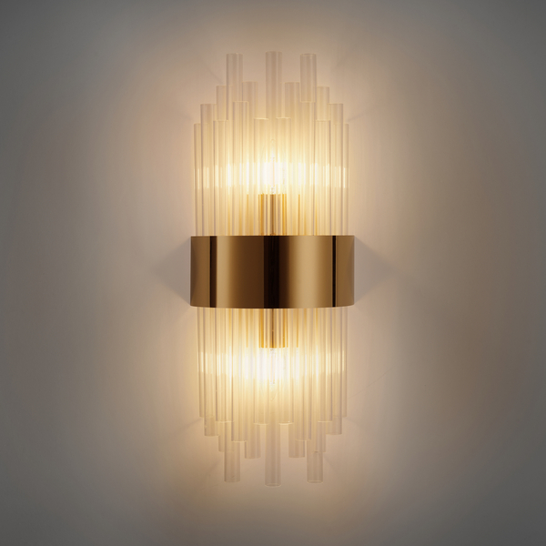 Kinkiet Miracolo ST-8831 gold Step kryształowy glamour złoty