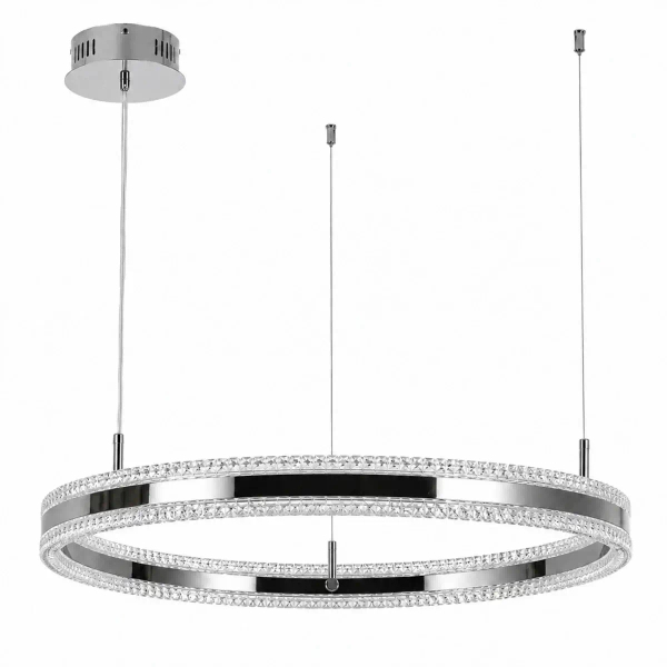 Wisząca lampa ARKADIA tytanowa ST-6376-60 1xLED 30W 3000K ring