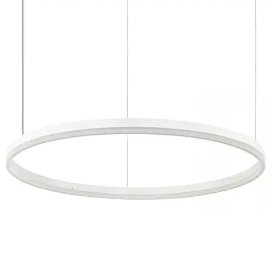 Żyrandol nad wyspę wiszący 20263 LED 57W 3000K pierścieniowa biały