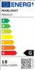 Liniowa lampa magnetyczna Zigbee M0002Z LED 18W 2700-5000K czarna