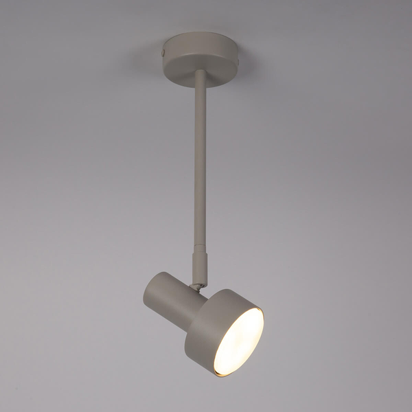 Lampa nasufitowa Mona 40904 Sigma do jadalni reflektor szara