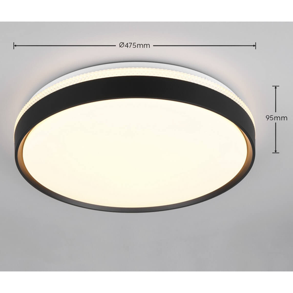 Plafon na pilot Spacy R64851132 RL Light LED 33W 2700-6500K czarny