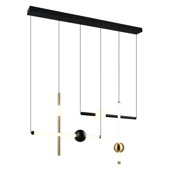 Designerska lampa wisząca Melita 331510680 LED 21W 2300-4000K czarny złoty