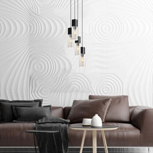 Kaskadowa lampa wisząca RONNO 72054 do sypialni loft przydymiona czarna