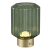 Szklana lampka nocna Lord R57761115 RL Light LED 2W 3000K złota zielona