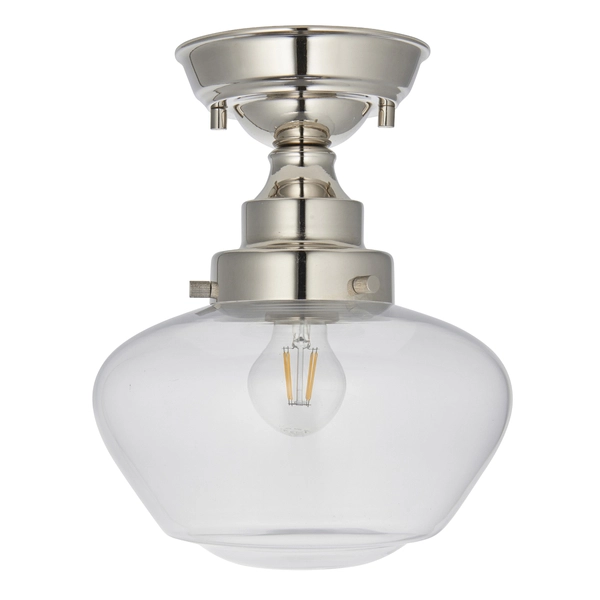 Sufitowa lampa vintage L&-196170 Light& do przedpokoju nikiel